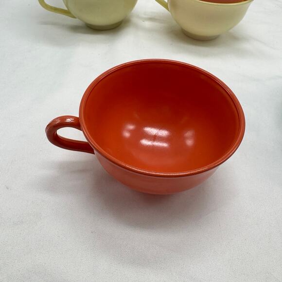 VTG set of 8 Hazel Atlas tea/coffee cup set - Picture 5 of 11